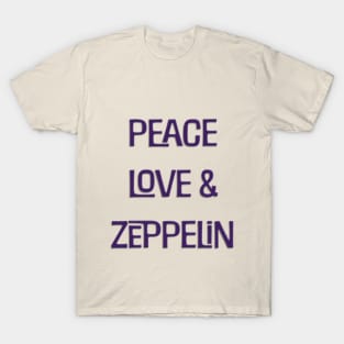 Peace Love & Zeppelin T-Shirt